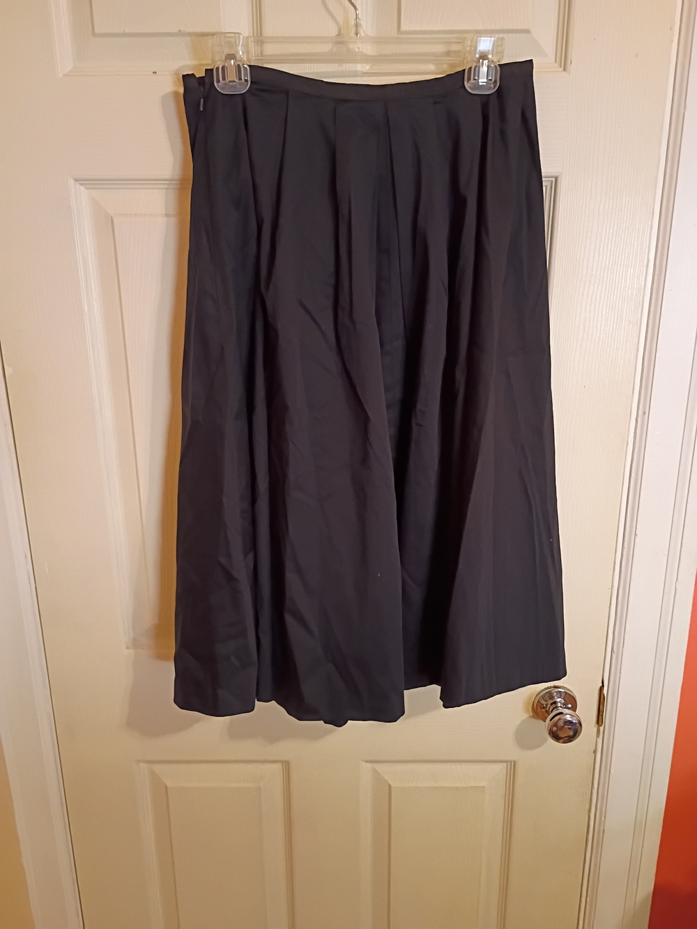 Vintage Ideology Black Pleated Midi  Skirt 8